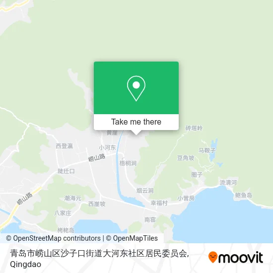 青岛市崂山区沙子口街道大河东社区居民委员会 map