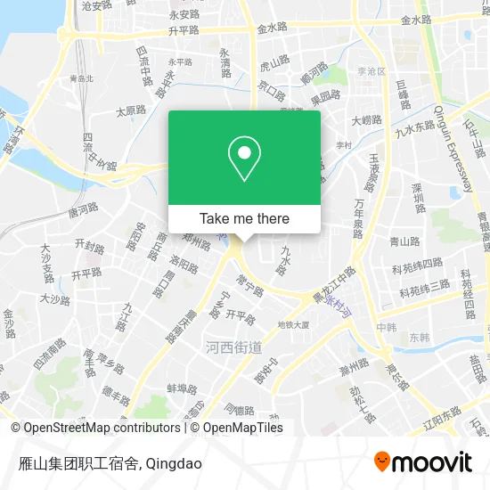 雁山集团职工宿舍 map