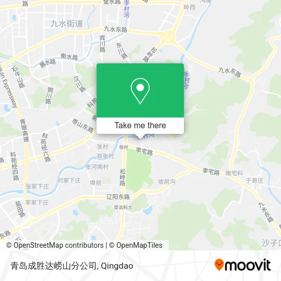 青岛成胜达崂山分公司 map