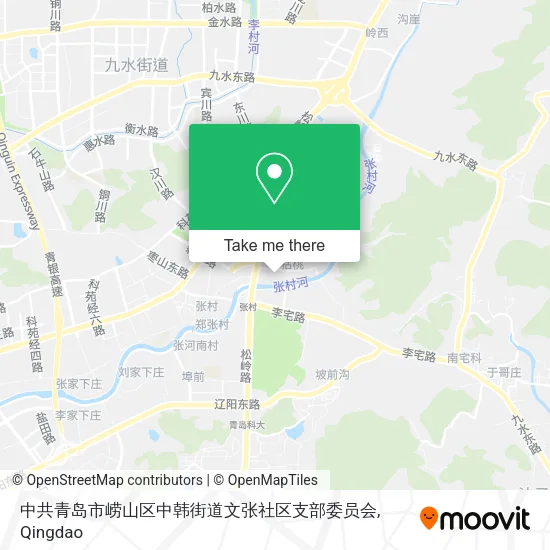 中共青岛市崂山区中韩街道文张社区支部委员会 map