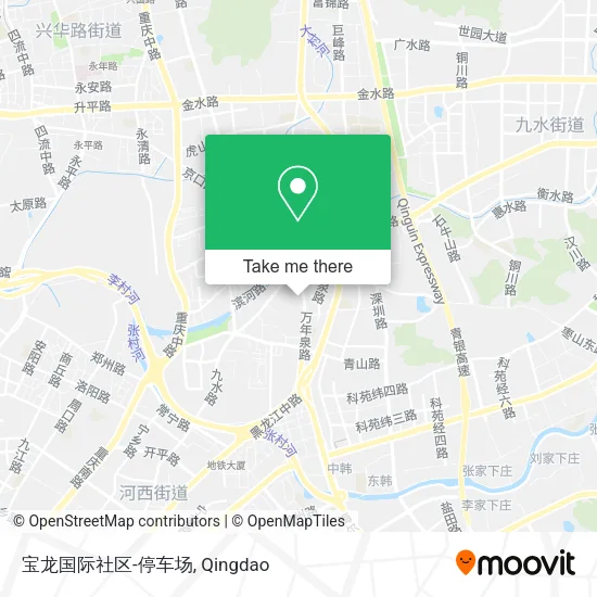 宝龙国际社区-停车场 map