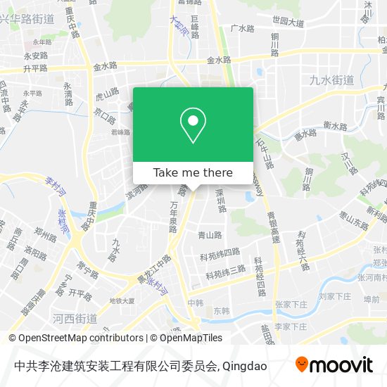 中共李沧建筑安装工程有限公司委员会 map