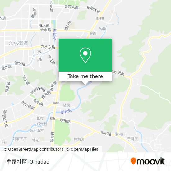 牟家社区 map