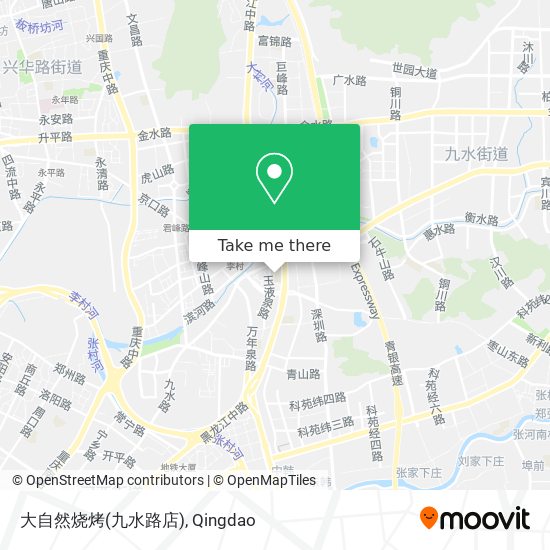 大自然烧烤(九水路店) map