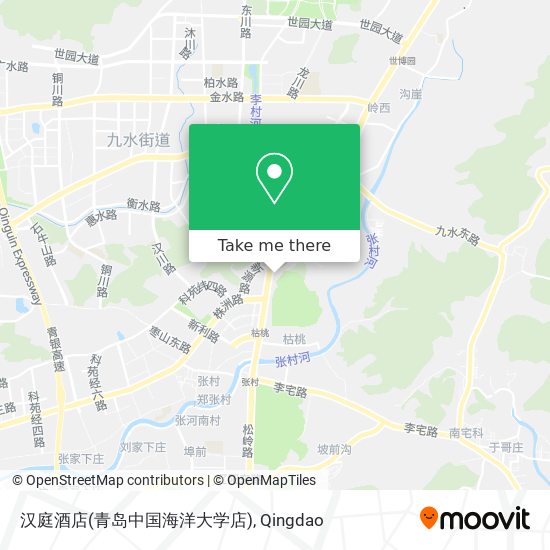 汉庭酒店(青岛中国海洋大学店) map