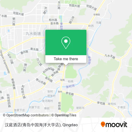 汉庭酒店(青岛中国海洋大学店) map