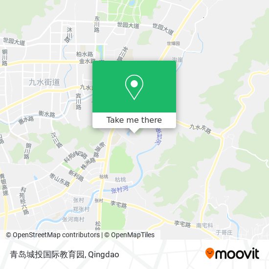 青岛城投国际教育园 map