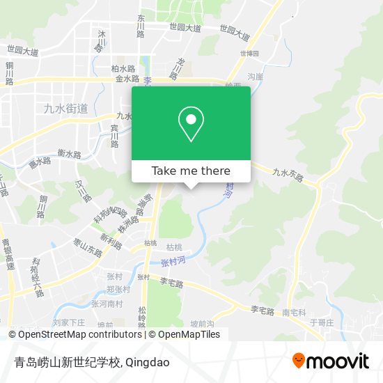 青岛崂山新世纪学校 map