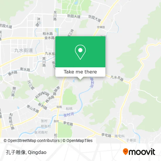 孔子雕像 map