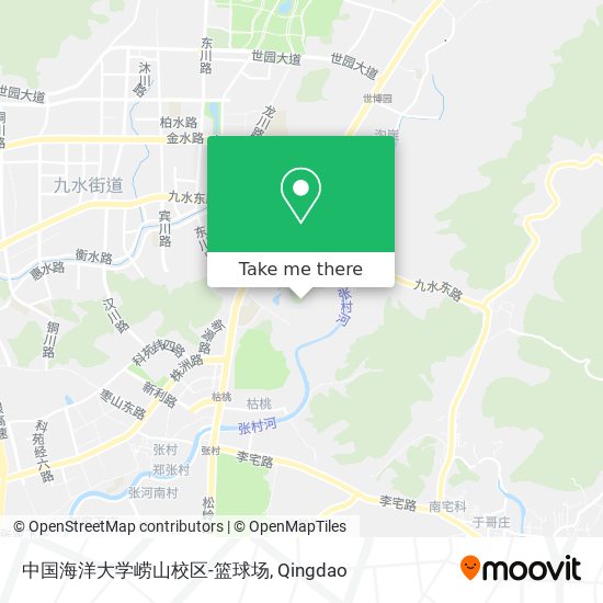 中国海洋大学崂山校区-篮球场 map