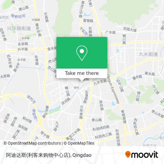 阿迪达斯(利客来购物中心店) map