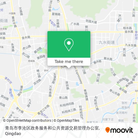 青岛市李沧区政务服务和公共资源交易管理办公室 map