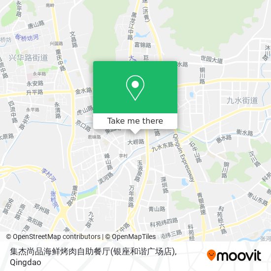 集杰尚品海鲜烤肉自助餐厅(银座和谐广场店) map