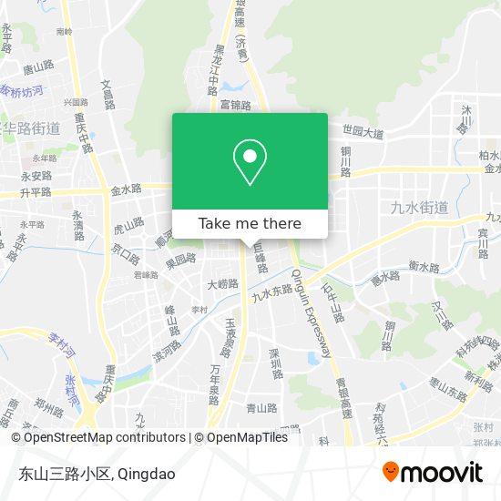 东山三路小区 map
