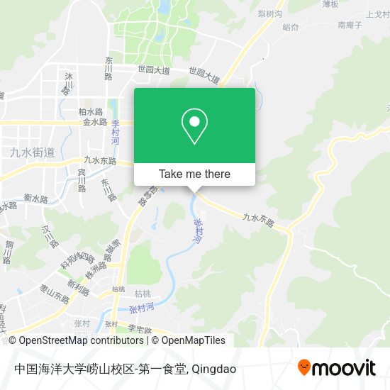 中国海洋大学崂山校区-第一食堂 map
