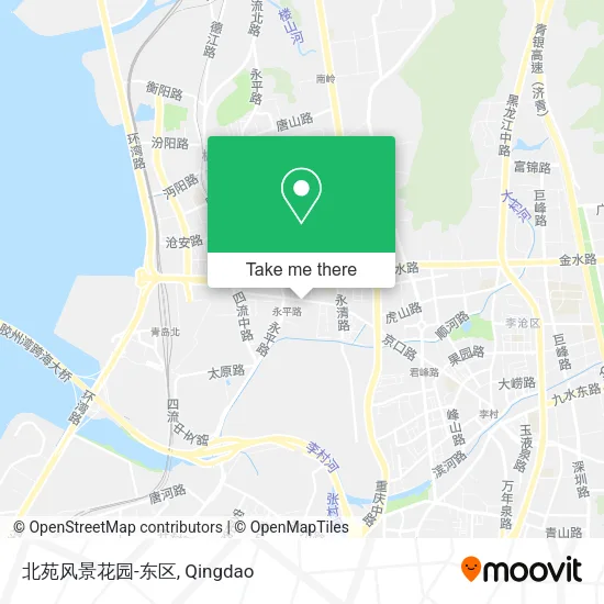 北苑风景花园-东区 map