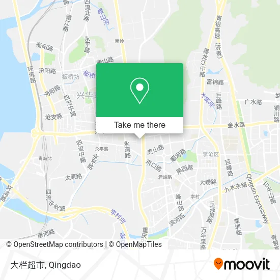大栏超市 map