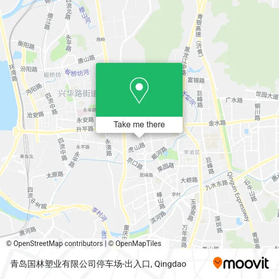 青岛国林塑业有限公司停车场-出入口 map