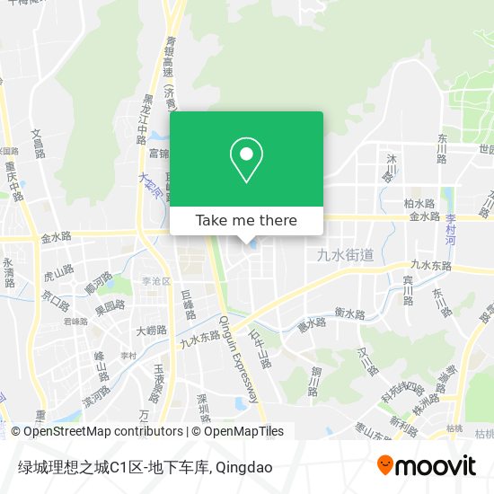 绿城理想之城C1区-地下车库 map