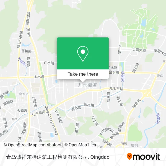 青岛诚祥东强建筑工程检测有限公司 map