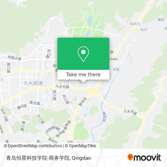 青岛恒星科技学院-商务学院 map