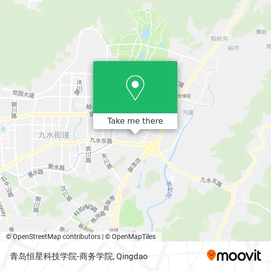 青岛恒星科技学院-商务学院 map