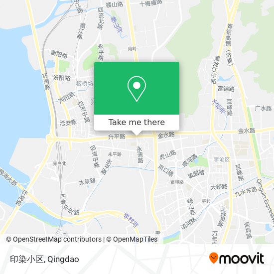 印染小区 map