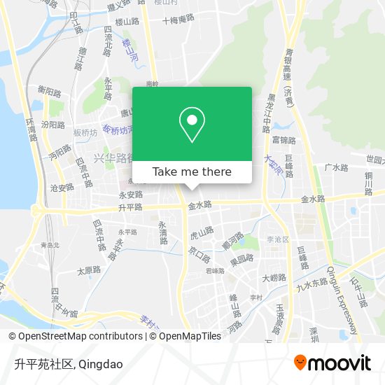 升平苑社区 map