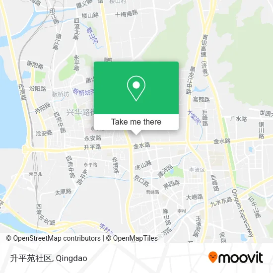 升平苑社区 map