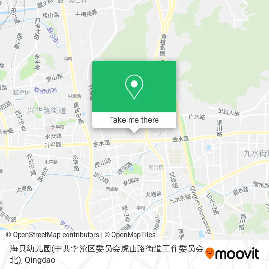 海贝幼儿园(中共李沧区委员会虎山路街道工作委员会北) map