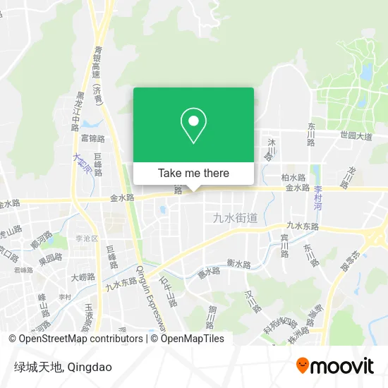 绿城天地 map