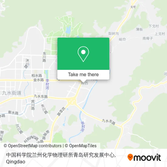 中国科学院兰州化学物理研所青岛研究发展中心 map