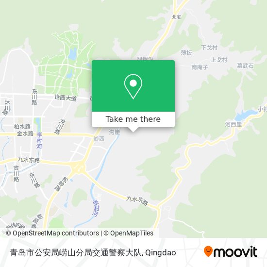 青岛市公安局崂山分局交通警察大队 map