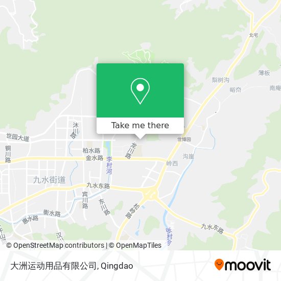 大洲运动用品有限公司 map