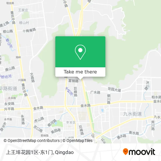 上王埠花园1区-东1门 map