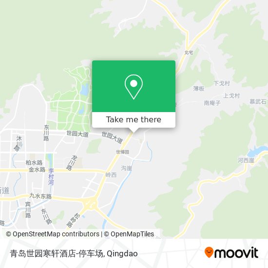 青岛世园寒轩酒店-停车场 map