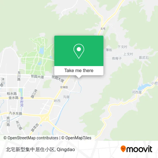 北宅新型集中居住小区 map