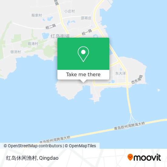 红岛休闲渔村 map