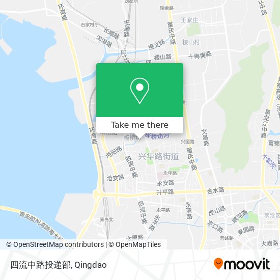 四流中路投递部 map