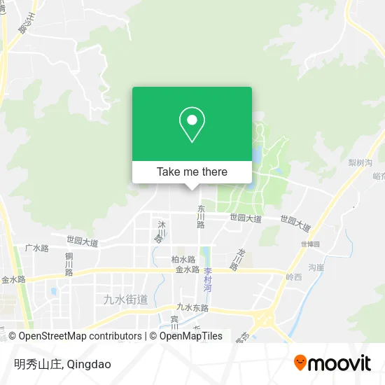 明秀山庄 map