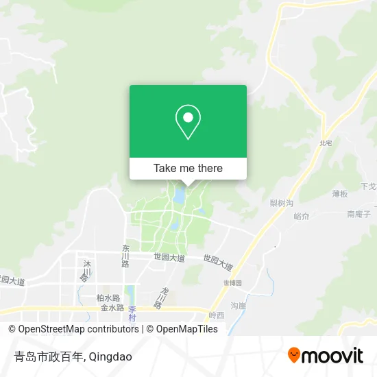 青岛市政百年 map