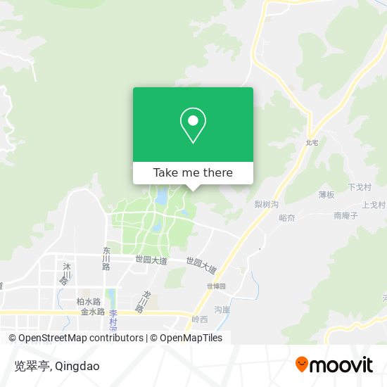 览翠亭 map