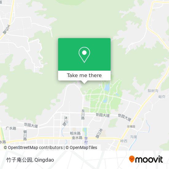 竹子庵公园 map