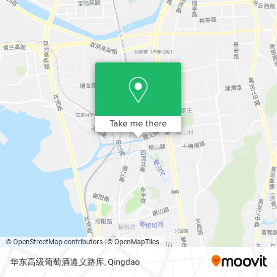 华东高级葡萄酒遵义路库 map