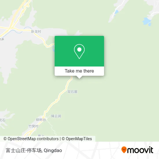富士山庄-停车场 map