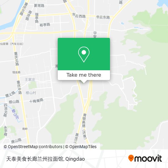 天泰美食长廊兰州拉面馆 map