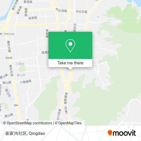 崔家沟社区 map