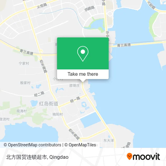 北方国贸连锁超市 map