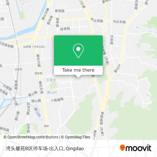 湾头馨苑B区停车场-出入口 map