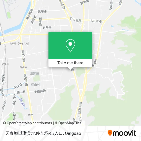 天泰城以琳美地停车场-出入口 map